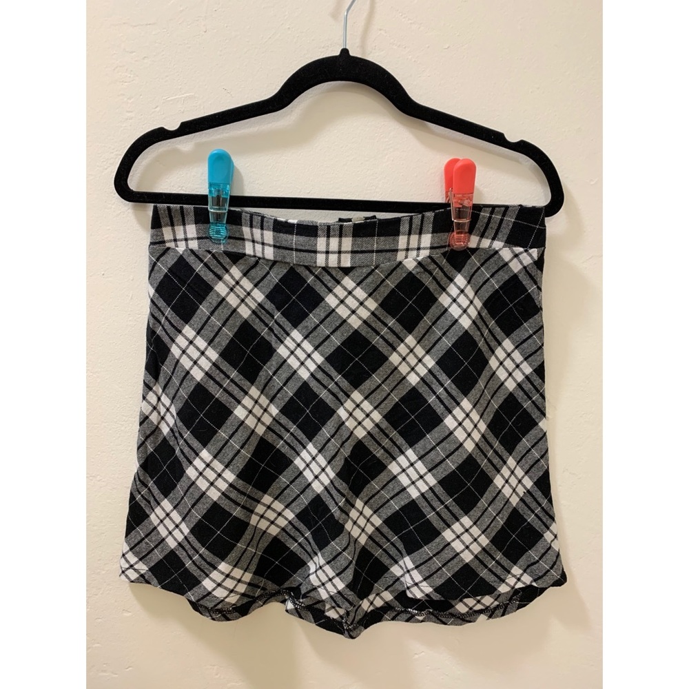 Plaid Mini Skirt